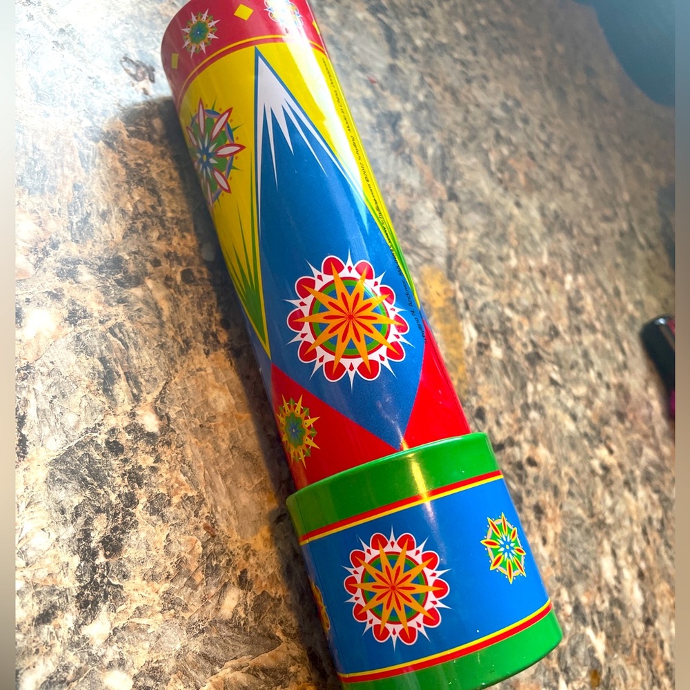 Kaleidoscope Tin Bright Colors 7.25" Classic Beads 2012